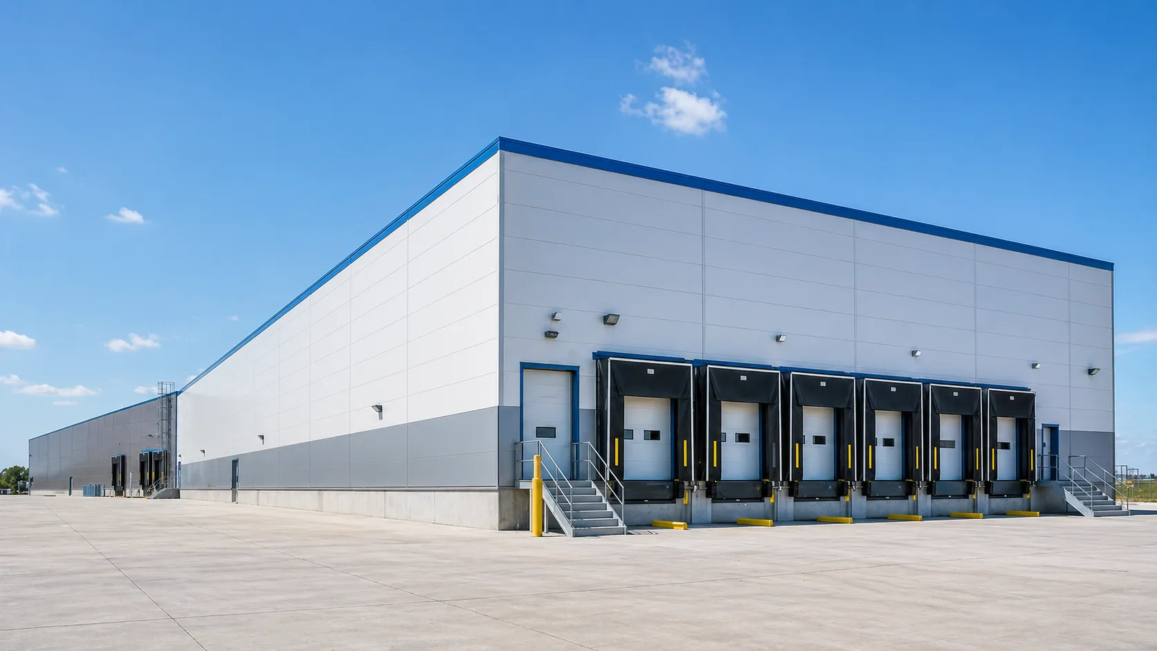 Houston cold storage facility exterior built for temperature-controlled logistics